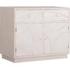 ΜΠΟΥΦΕΣ ΣΕΙΡΑ SANTORINI HM18046 MDF ΣΕ ΥΠΟΛΕΥΚΟ ΧΡΩΜΑ-2 ΣΥΡΤΑΡΙΑ & 2 ΠΟΡΤΕΣ 107x38x82,5Υεκ.