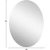 ΚΑΘΡΕΠΤΗΣ ΤΟΙΧΟΥ ΟΒΑΛ CANE HM4492 ΧΩΡΙΣ ΠΛΑΙΣΙΟ 60x80Υεκ.