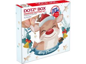 Κατασκευή Ψηφιδωτό Diamond Dotz Box Christmas Trio Reindeer 22x22cm