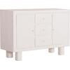 ΜΠΟΥΦΕΣ ΣΕΙΡΑ SANTORINI HM18048 MDF ΣΕ ΥΠΟΛΕΥΚΟ ΧΡΩΜΑ-3 ΣΥΡΤΑΡΙΑ & 2 ΠΟΡΤΕΣ 120x38x80Υεκ.