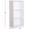ΡΑΦΙΕΡΑ ΤΟΙΧΟΥ CUBICON HM9941.01 ΛΕΥΚΗ ΜΕΛΑΜΙΝΗ 38,5x23,5x80Υεκ.