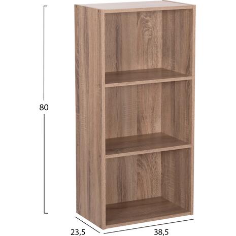 ΡΑΦΙΕΡΑ ΤΟΙΧΟΥ CUBICON HM9941.02 SONAMA OAK ΜΕΛΑΜΙΝΗ 38,5x23,5x80Υεκ.