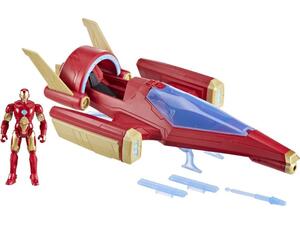 Jet μάχης Marvel Avengers με φιγούρα Iron Man Epic Hero Series Repulsor Blast Battle