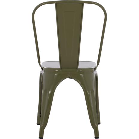 ΚΑΡΕΚΛΑ ΜΕΤΑΛΛΙΚΗ MELITA-PRO HM8641.43 ΣΕ DARK OLIVE GREEN 43x50x82Υεκ.