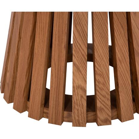 ΤΡΑΠΕΖΙ ΣΑΛΟΝΙΟΥ TALBERT HM18024 MDF ΣΕ ΑΝΟΙΧΤΟ ΦΥΣΙΚΟ ΞΥΛΟΥ Φ80x40,5Υεκ.