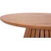 ΤΡΑΠΕΖΙ ΣΑΛΟΝΙΟΥ TALBERT HM18024 MDF ΣΕ ΑΝΟΙΧΤΟ ΦΥΣΙΚΟ ΞΥΛΟΥ Φ80x40,5Υεκ.