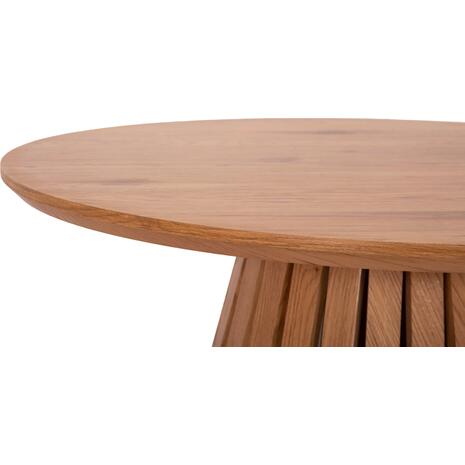 ΤΡΑΠΕΖΙ ΣΑΛΟΝΙΟΥ TALBERT HM18024 MDF ΣΕ ΑΝΟΙΧΤΟ ΦΥΣΙΚΟ ΞΥΛΟΥ Φ80x40,5Υεκ.