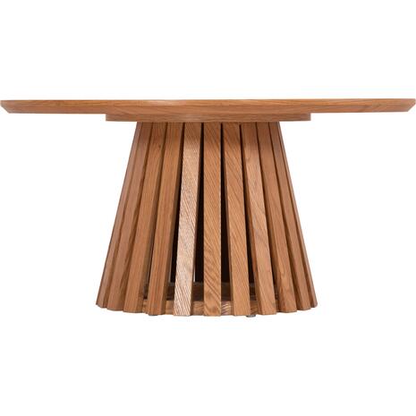 ΤΡΑΠΕΖΙ ΣΑΛΟΝΙΟΥ TALBERT HM18024 MDF ΣΕ ΑΝΟΙΧΤΟ ΦΥΣΙΚΟ ΞΥΛΟΥ Φ80x40,5Υεκ.