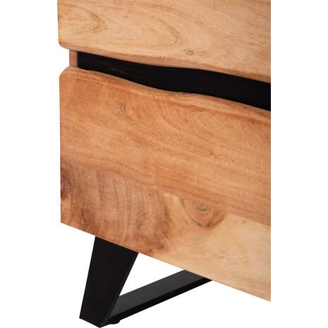 ΚΟΜΟΔΙΝΟ ALICIA HM8360.11 ΑΠΟ ΜΑΣΙΦ ΞΥΛΟ ΑΚΑΚΙΑΣ 45x35x56Yεκ.