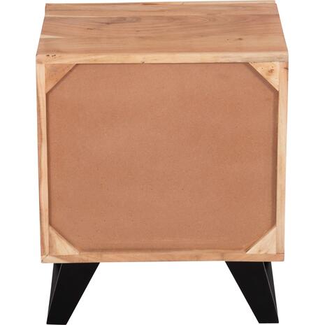 ΚΟΜΟΔΙΝΟ ALICIA HM8360.11 ΑΠΟ ΜΑΣΙΦ ΞΥΛΟ ΑΚΑΚΙΑΣ 45x35x56Yεκ.