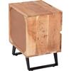 ΚΟΜΟΔΙΝΟ ALICIA HM8360.11 ΑΠΟ ΜΑΣΙΦ ΞΥΛΟ ΑΚΑΚΙΑΣ 45x35x56Yεκ.