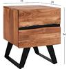 ΚΟΜΟΔΙΝΟ ALICIA HM8360.11 ΑΠΟ ΜΑΣΙΦ ΞΥΛΟ ΑΚΑΚΙΑΣ 45x35x56Yεκ.