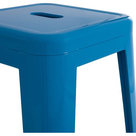 ΣΚΑΜΠΟ ΜΠΑΡ ΜΕΤΑΛΛΙΚΟ MELITA-PRO HM8642.48 ΣΕ ΜΠΛΕ 43x43x78Υεκ.