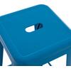 ΣΚΑΜΠΟ ΜΠΑΡ ΜΕΤΑΛΛΙΚΟ MELITA-PRO HM8642.48 ΣΕ ΜΠΛΕ 43x43x78Υεκ.