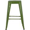 ΣΚΑΜΠΟ ΜΕΣΑΙΟΥ ΥΨΟΥΣ ΜΕΤΑΛΛΙΚΟ MELITA-PRO HM8573.53 ΣΕ LIGHT OLIVE GREEN 43x43x67Υεκ.