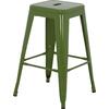 ΣΚΑΜΠΟ ΜΕΣΑΙΟΥ ΥΨΟΥΣ ΜΕΤΑΛΛΙΚΟ MELITA-PRO HM8573.53 ΣΕ LIGHT OLIVE GREEN 43x43x67Υεκ.
