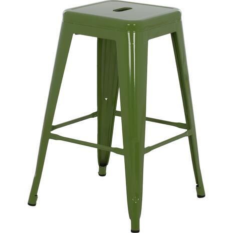 ΣΚΑΜΠΟ ΜΕΣΑΙΟΥ ΥΨΟΥΣ ΜΕΤΑΛΛΙΚΟ MELITA-PRO HM8573.53 ΣΕ LIGHT OLIVE GREEN 43x43x67Υεκ.