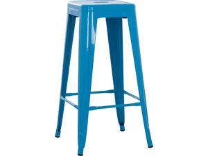 ΣΚΑΜΠΟ ΜΠΑΡ ΜΕΤΑΛΛΙΚΟ MELITA-PRO HM8642.48 ΣΕ ΜΠΛΕ 43x43x78Υεκ.