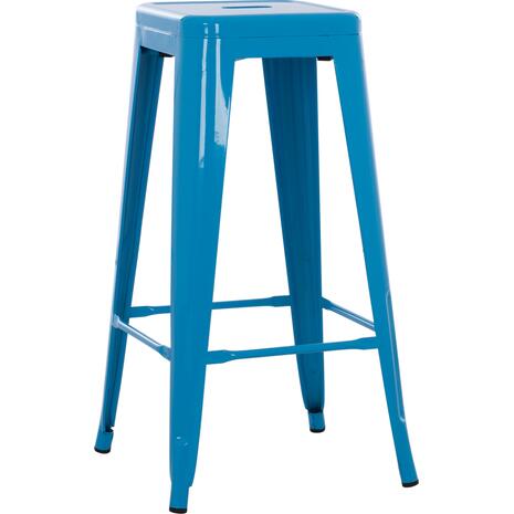 ΣΚΑΜΠΟ ΜΠΑΡ ΜΕΤΑΛΛΙΚΟ MELITA-PRO HM8642.48 ΣΕ ΜΠΛΕ 43x43x78Υεκ.