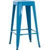 ΣΚΑΜΠΟ ΜΠΑΡ ΜΕΤΑΛΛΙΚΟ MELITA-PRO HM8642.48 ΣΕ ΜΠΛΕ 43x43x78Υεκ.