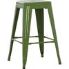 ΣΚΑΜΠΟ ΜΕΣΑΙΟΥ ΥΨΟΥΣ ΜΕΤΑΛΛΙΚΟ MELITA-PRO HM8573.53 ΣΕ LIGHT OLIVE GREEN 43x43x67Υεκ.