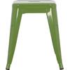 ΣΚΑΜΠΟ ΜΕΤΑΛΛΙΚΟ MELITA HM0096.53 ΣΕ LIGHT OLIVE GREEN ΧΡΩΜΑ 37x37x45Υεκ.
