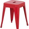 ΣΚΑΜΠΟ ΜΕΤΑΛΛΙΚΟ MELITA HM0096.44 ΣΕ ΚΟΚΚΙΝΟ ΧΡΩΜΑ 37x37x45Υεκ.