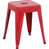 ΣΚΑΜΠΟ ΜΕΤΑΛΛΙΚΟ MELITA HM0096.44 ΣΕ ΚΟΚΚΙΝΟ ΧΡΩΜΑ 37x37x45Υεκ.
