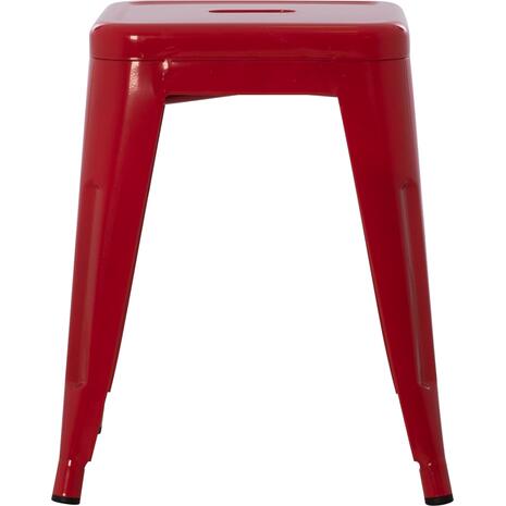 ΣΚΑΜΠΟ ΜΕΤΑΛΛΙΚΟ MELITA HM0096.44 ΣΕ ΚΟΚΚΙΝΟ ΧΡΩΜΑ 37x37x45Υεκ.