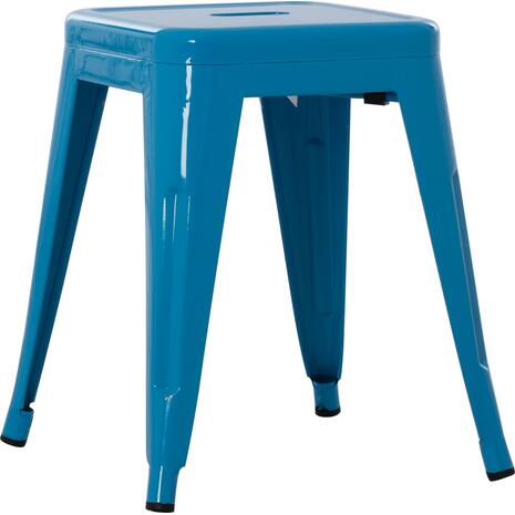 ΣΚΑΜΠΟ ΜΕΤΑΛΛΙΚΟ MELITA HM0096.48 ΣΕ ΜΠΛΕ ΧΡΩΜΑ 37x37x45Υεκ.