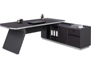 ΓΡΑΦΕΙΟ ΕΠΑΓΓΕΛΜΑΤΙΚΟ ΔΕΞΙΑ ΓΩΝΙΑ ROSEWOOD HM2084R 220X180X76Υ εκ.