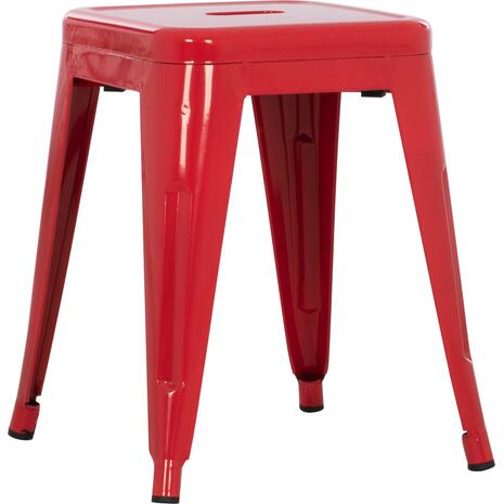 ΣΚΑΜΠΟ ΜΕΤΑΛΛΙΚΟ MELITA HM0096.44 ΣΕ ΚΟΚΚΙΝΟ ΧΡΩΜΑ 37x37x45Υεκ.