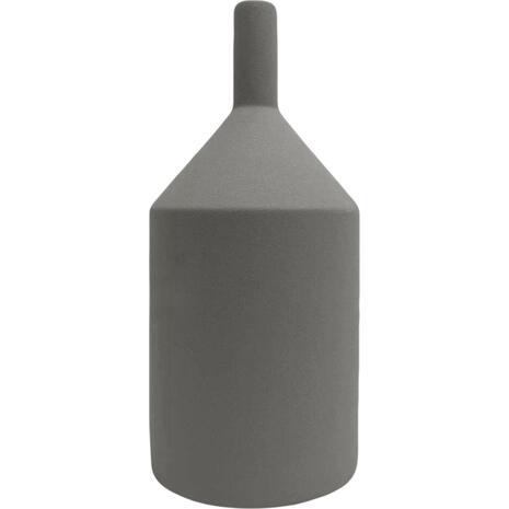 ΕΠΙΤΡΑΠΕΖΙΟ ΚΕΡΑΜΙΚΟ ΔΙΑΚΟΣΜΗΤΙΚΟ GALAD HM4608.03 ΓΚΡΙ ΜΑΤ Φ13x30Υεκ