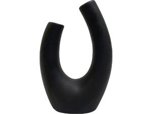 ΕΠΙΤΡΑΠΕΖΙΟ ΚΕΡΑΜΙΚΟ ΔΙΑΚΟΣΜΗΤΙΚΟ ELLIPTO HM4643.02 ΜΑΥΡΟ ΜΑΤ 15x7x21,5Υεκ
