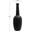 ΕΠΙΤΡΑΠΕΖΙΟ ΚΕΡΑΜΙΚΟ ΔΙΑΚΟΣΜΗΤΙΚΟ ELENDIL HM4592.02 ΜΑΥΡΟ ΜΑΤ Φ10x30Υεκ
