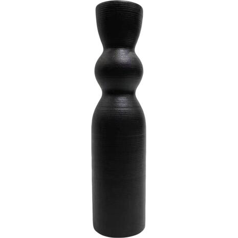 ΕΠΙΤΡΑΠΕΖΙΟ ΚΕΡΑΜΙΚΟ ΔΙΑΚΟΣΜΗΤΙΚΟ SCEPTER HM4614.02 ΜΑΥΡΟ ΜΑΤ Φ8x35Υ εκ.