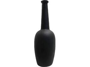 ΕΠΙΤΡΑΠΕΖΙΟ ΚΕΡΑΜΙΚΟ ΔΙΑΚΟΣΜΗΤΙΚΟ ELENDIL HM4592.02 ΜΑΥΡΟ ΜΑΤ Φ10x30Υεκ