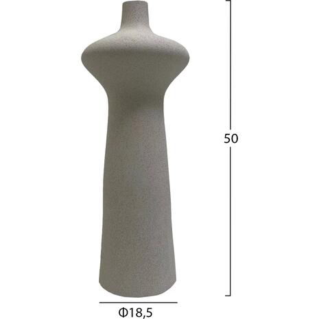 ΕΠΙΤΡΑΠΕΖΙΟ ΚΕΡΑΜΙΚΟ ΔΙΑΚΟΣΜΗΤΙΚΟ SCEPTER HM4636.01 ΚΡΥΣΤΑΛΛΙΚΟ ΥΠΟΛΕΥΚΟ Φ18x49Υεκ