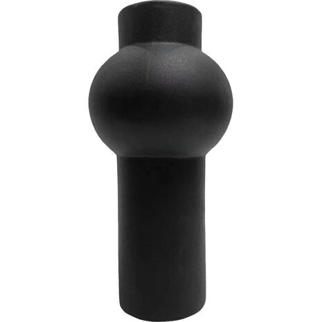 ΕΠΙΤΡΑΠΕΖΙΟ ΚΕΡΑΜΙΚΟ ΔΙΑΚΟΣΜΗΤΙΚΟ SCEPTER HM4605.02 ΜΑΥΡΟ ΜΑΤ Φ15x30Υ εκ.