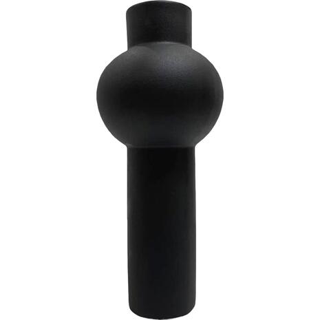 ΕΠΙΤΡΑΠΕΖΙΟ ΚΕΡΑΜΙΚΟ ΔΙΑΚΟΣΜΗΤΙΚΟ SCEPTER HM4604.02 ΜΑΥΡΟ ΜΑΤ Φ17x39Υεκ