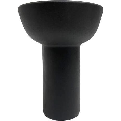ΕΠΙΤΡΑΠΕΖΙΟ ΚΕΡΑΜΙΚΟ ΔΙΑΚΟΣΜΗΤΙΚΟ ELENDIL HM4603.02 ΜΑΥΡΟ ΜΑΤ Φ20x26.5Υεκ