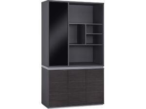 ΒΙΒΛΙΟΘΗΚΗ ΓΡΑΦΕΙΟΥ ΕΠΑΓΓΕΛΜΑΤΙΚΗ ROSEWOOD HM2091L 120Χ40Χ200Υ εκ.