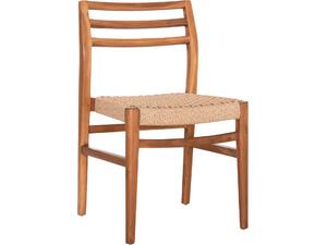 ΚΑΡΕΚΛΑ ΤΡΑΠΕΖΑΡΙΑΣ HERRIN HM18231 ΞΥΛΟ TEAK-ΣΧΟΙΝΙ VIRO 46x51x78Υεκ.