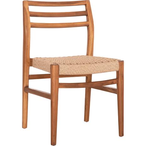 ΚΑΡΕΚΛΑ ΤΡΑΠΕΖΑΡΙΑΣ HERRIN HM18231 ΞΥΛΟ TEAK-ΣΧΟΙΝΙ VIRO 46x51x78Υεκ.