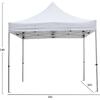 GAZEBO ΕΠΑΓΓΕΛΜΑΤΙΚΟ ΒΑΡΕΩΣ ΤΥΠΟΥ CRESSEN HM6305 ΠΤΥΣΣΟΜΕΝΟ ΑΛΟΥΜΙΝΙΟΥ 3x3x3,4Y