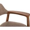 ΠΟΛΥΘΡΟΝΑ JAMES HM18259 TEAK WOOD ΜΕ ΣΑΜΠΑΝΙ ΥΦΑΣΜΑ 57x52x76Υεκ.