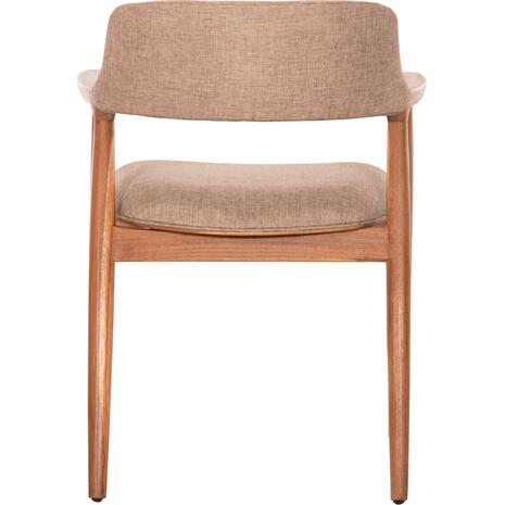 ΠΟΛΥΘΡΟΝΑ JAMES HM18259 TEAK WOOD ΜΕ ΣΑΜΠΑΝΙ ΥΦΑΣΜΑ 57x52x76Υεκ.