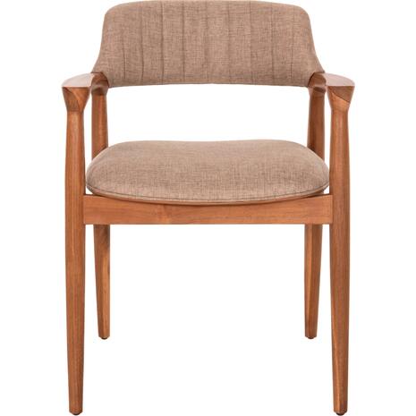 ΠΟΛΥΘΡΟΝΑ JAMES HM18259 TEAK WOOD ΜΕ ΣΑΜΠΑΝΙ ΥΦΑΣΜΑ 57x52x76Υεκ.