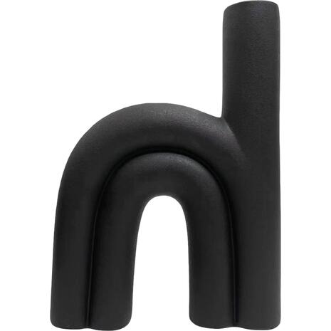 ΕΠΙΤΡΑΠΕΖΙΟ ΚΕΡΑΜΙΚΟ ΔΙΑΚΟΣΜΗΤΙΚΟ ARCON HM4638.02 ΜΑΥΡΟ ΜΑΤ 25,5x6x34Υεκ