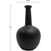 ΕΠΙΤΡΑΠΕΖΙΟ ΚΕΡΑΜΙΚΟ ΔΙΑΚΟΣΜΗΤΙΚΟ ELENDIL HM4593.02 ΜΑΥΡΟ ΜΑΤ 14,5x25Υεκ